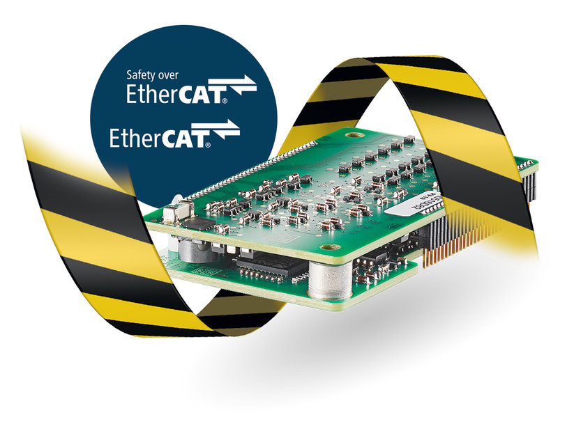 Keamanan fungsional melalui EtherCAT dengan Ixxat Safe T100/FSoE
